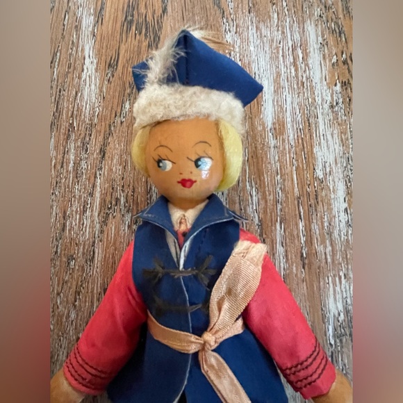 Vintage Wooden Polish Doll❤️🇵🇱 - Picture 6 of 8